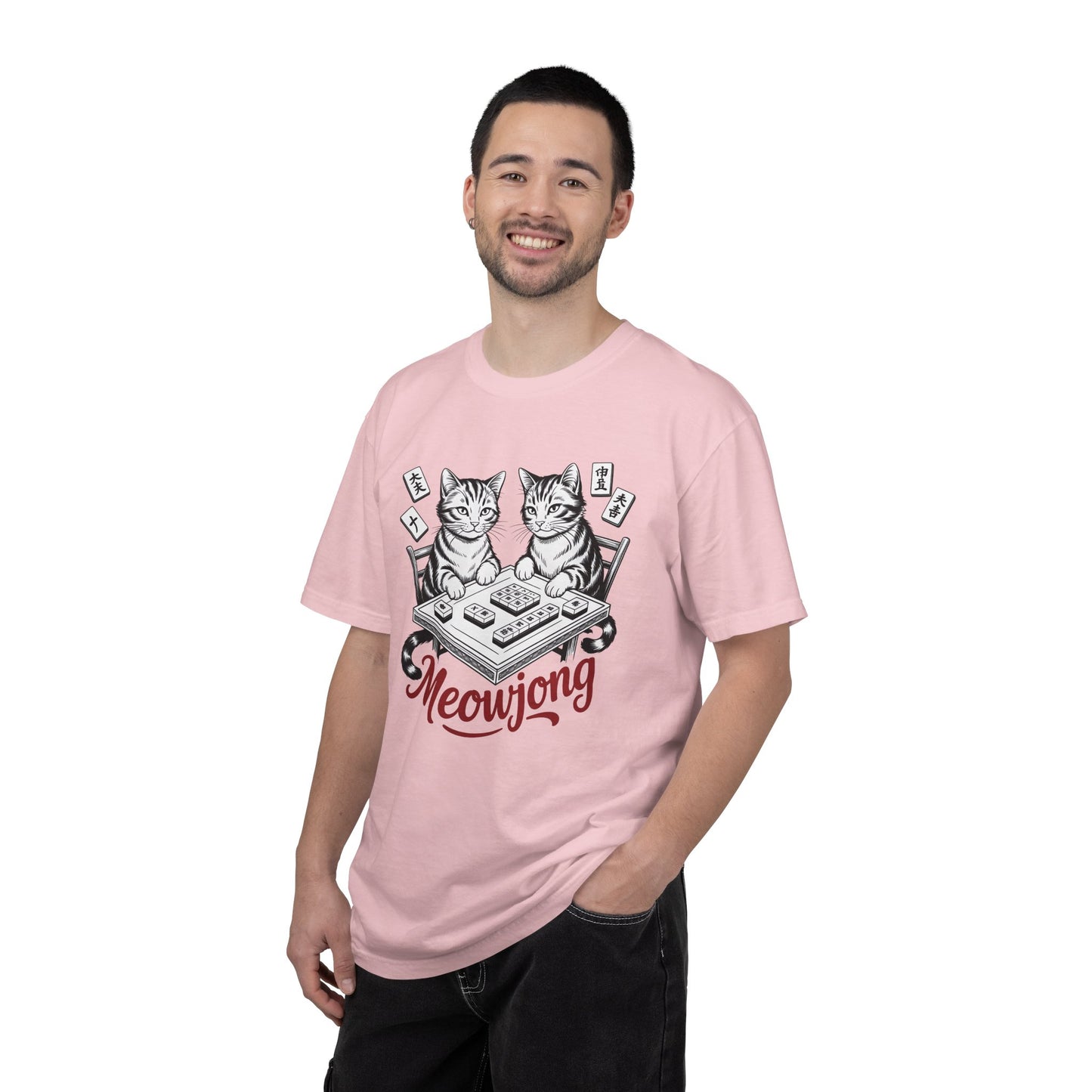 Mahjong Cat Shirt, Meowjong Tee, Funny Cat Lover Gift, Mahjong Player