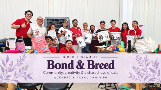 Bond & Breed community and creativity event with WCF–PFC and Royal Canin PH.