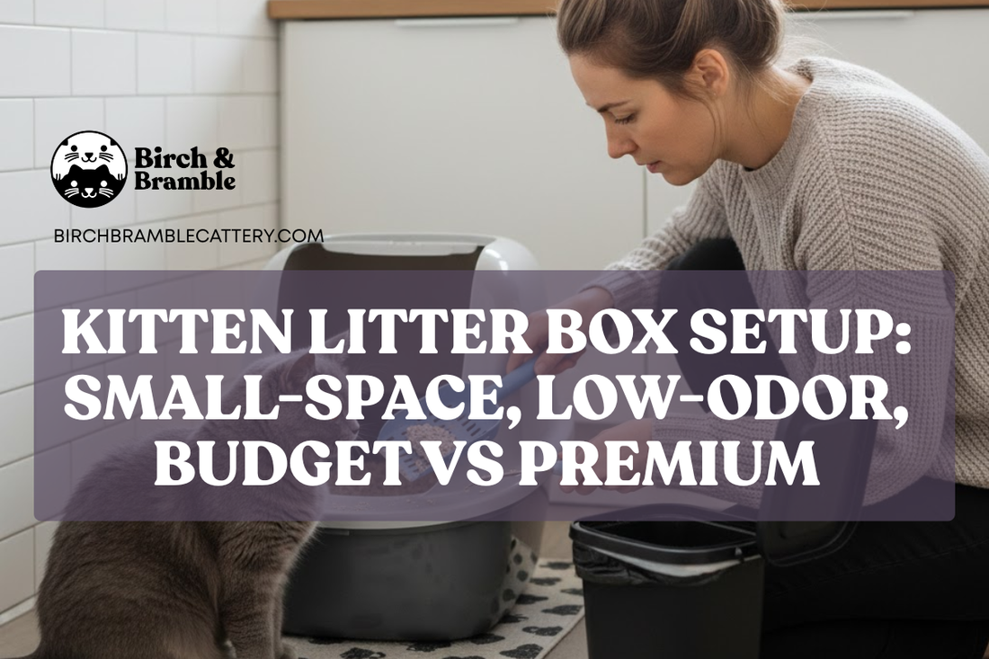 Kitten Litter Box Setup: Small-Space, Low-Odor, Budget vs Premium