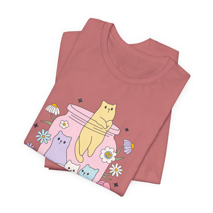 Mental Health Cats TShirt, My Happy Cat Pills, Cute Cat Lover Tee, Mental Health Awareness Shirt, Positive Vibes, Quirky, Self Care Clothing