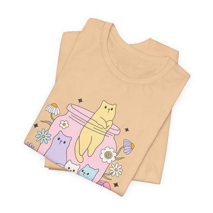 Mental Health Cats TShirt, My Happy Cat Pills, Cute Cat Lover Tee, Mental Health Awareness Shirt, Positive Vibes, Quirky, Self Care Clothing
