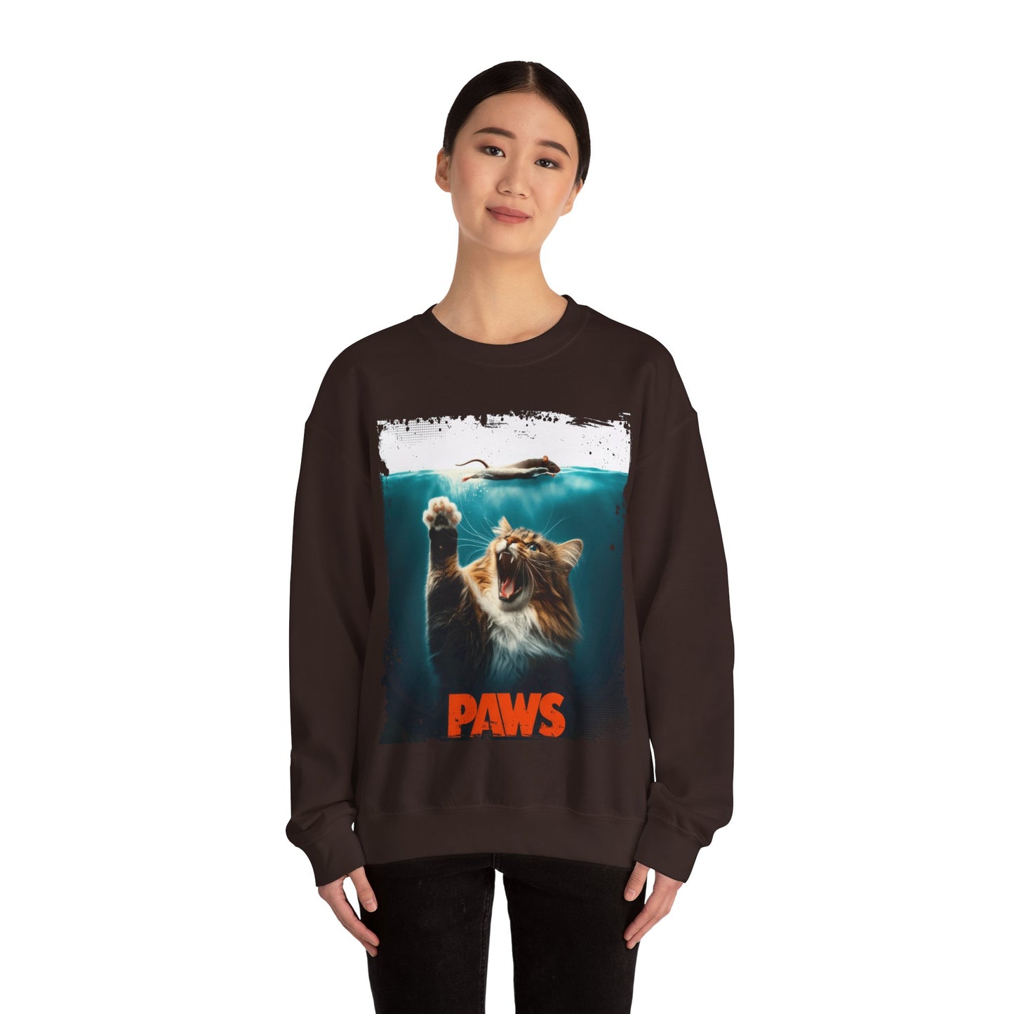 Paws, Cat Mom, Cat Dad, Trendy Sweater, Cat Lovers, Quirky Gift, Fur Parents, Funny Cat, College Sweatshirt, Feline Lovers, Casual Outfit