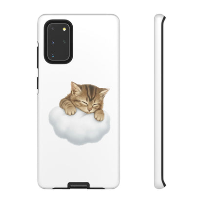 Kitten on Clouds Tough Phone Case | Shockproof Protective Phone Case