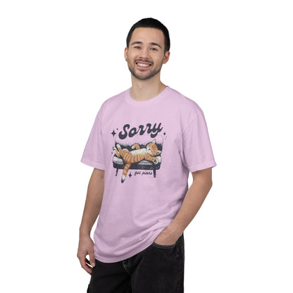 Sorry Got Plans Tired and Lazy Cat T-shirt | Funny Cat Tee