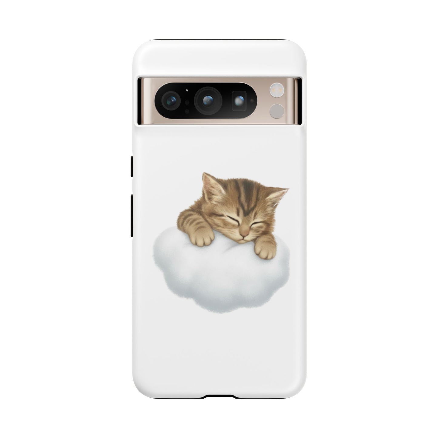 Kitten on Clouds Tough Phone Case | Shockproof Protective Phone Case