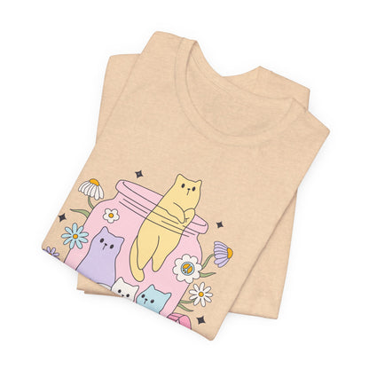 Mental Health Cats TShirt, My Happy Cat Pills, Cute Cat Lover Tee, Mental Health Awareness Shirt, Positive Vibes, Quirky, Self Care Clothing