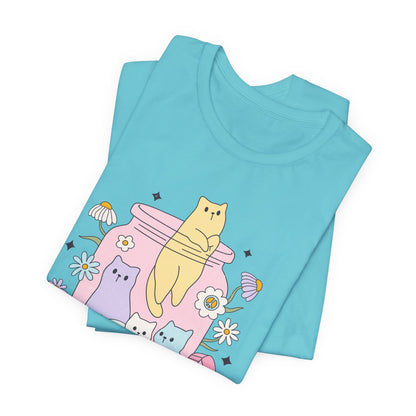 Mental Health Cats TShirt, My Happy Cat Pills, Cute Cat Lover Tee, Mental Health Awareness Shirt, Positive Vibes, Quirky, Self Care Clothing
