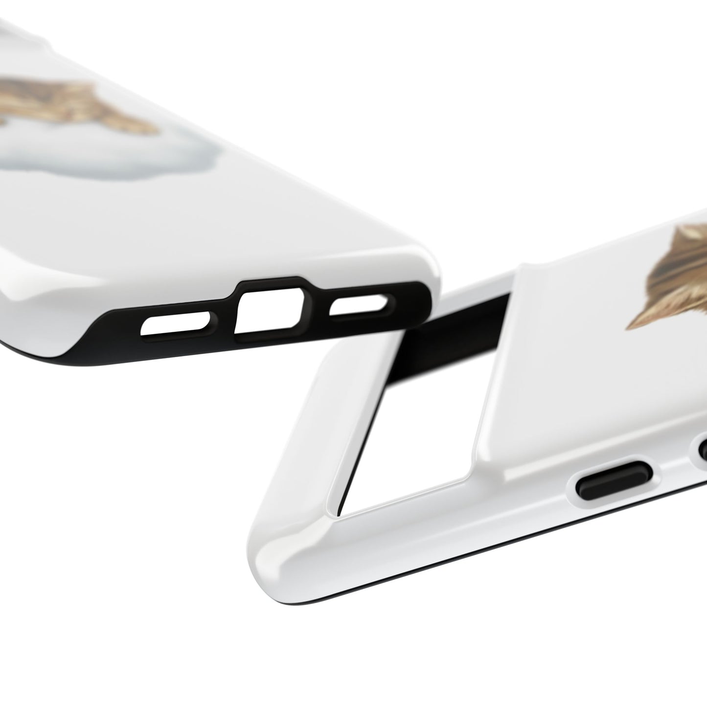 Kitten on Clouds Tough Phone Case | Shockproof Protective Phone Case