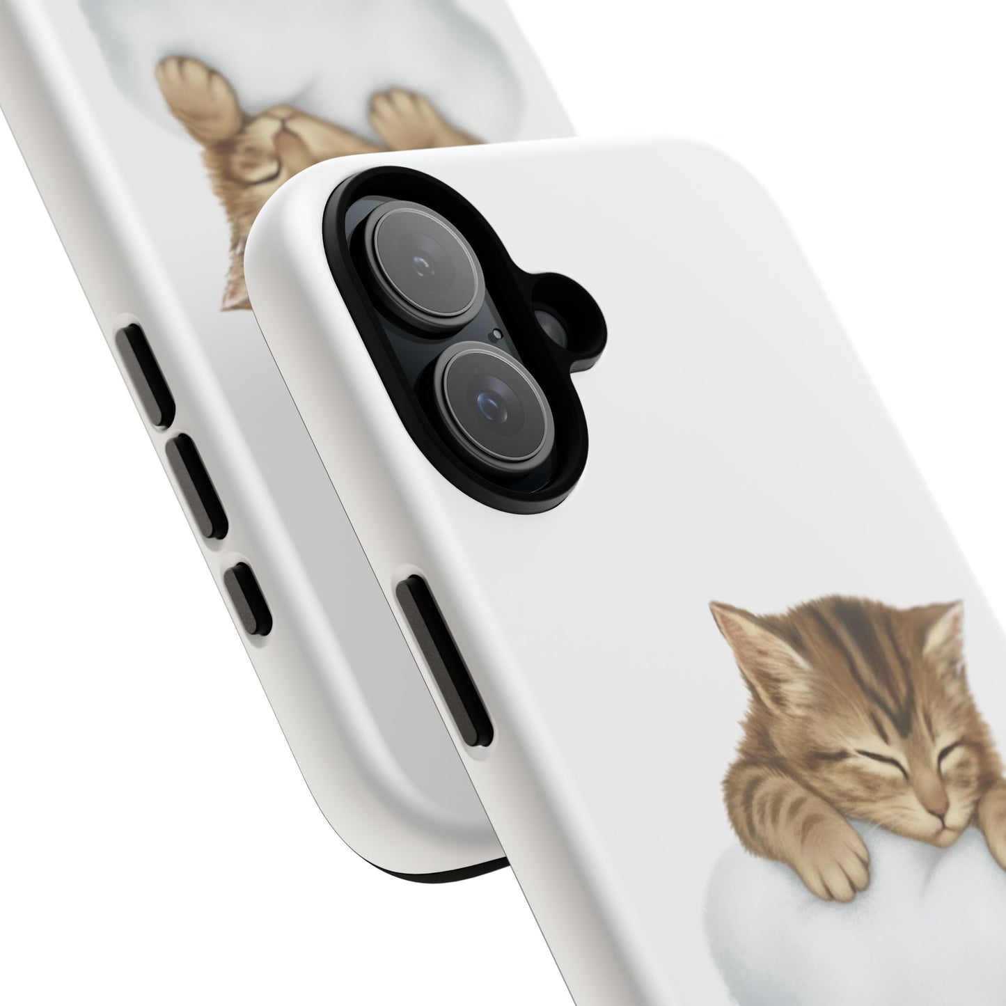 Kitten on Clouds Tough Phone Case | Shockproof Protective Phone Case
