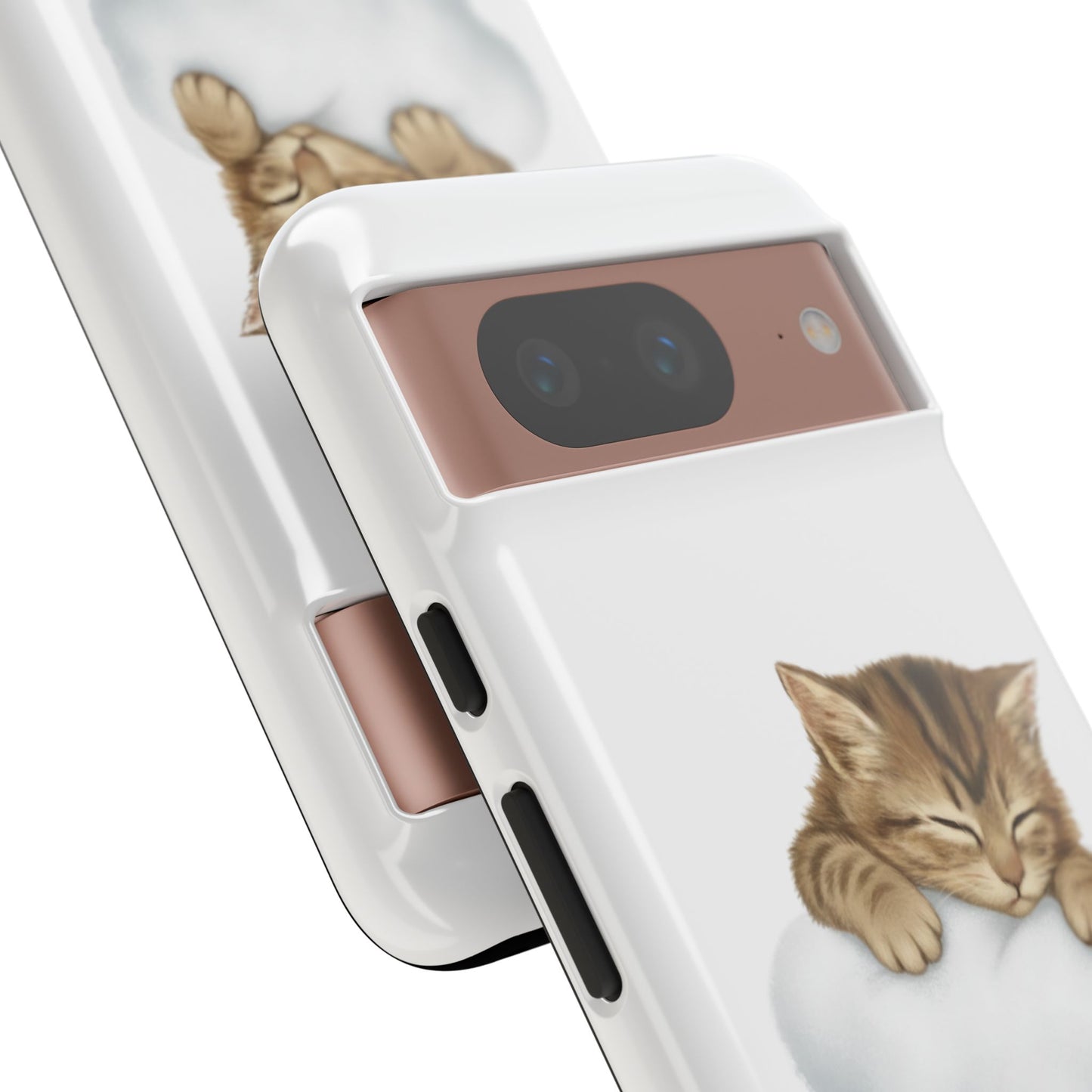 Kitten on Clouds Tough Phone Case | Shockproof Protective Phone Case