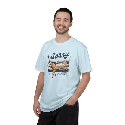 Sorry Got Plans Tired and Lazy Cat T-shirt | Funny Cat Tee