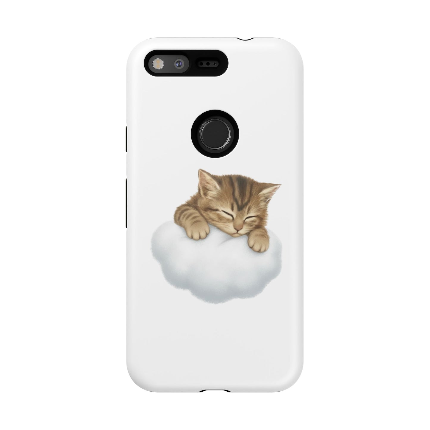 Kitten on Clouds Tough Phone Case | Shockproof Protective Phone Case