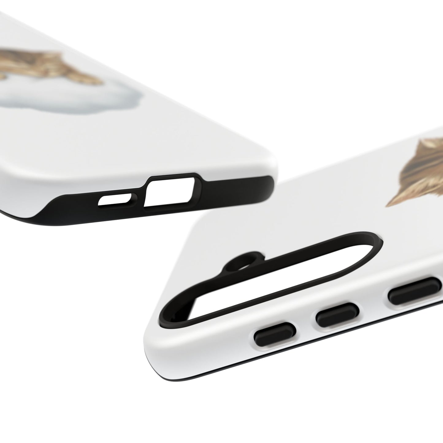 Kitten on Clouds Tough Phone Case | Shockproof Protective Phone Case