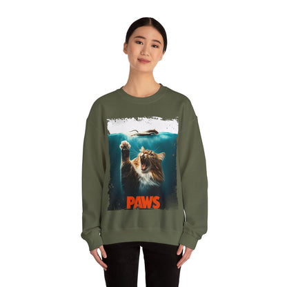 Paws, Cat Mom, Cat Dad, Trendy Sweater, Cat Lovers, Quirky Gift, Fur Parents, Funny Cat, College Sweatshirt, Feline Lovers, Casual Outfit