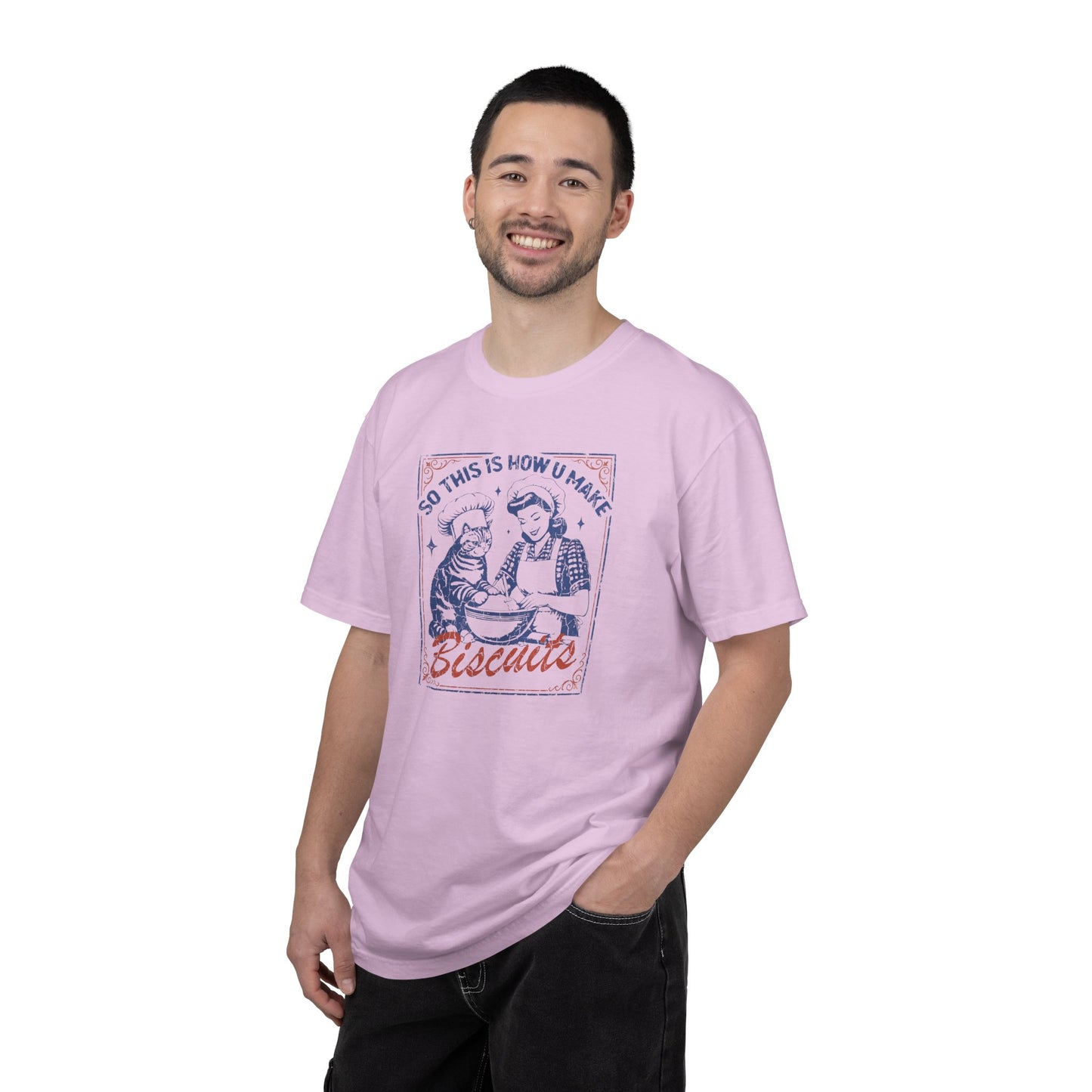 Retro Baking Cat Shirt | Vintage Kitchen Humor, Cat Kneading Tee
