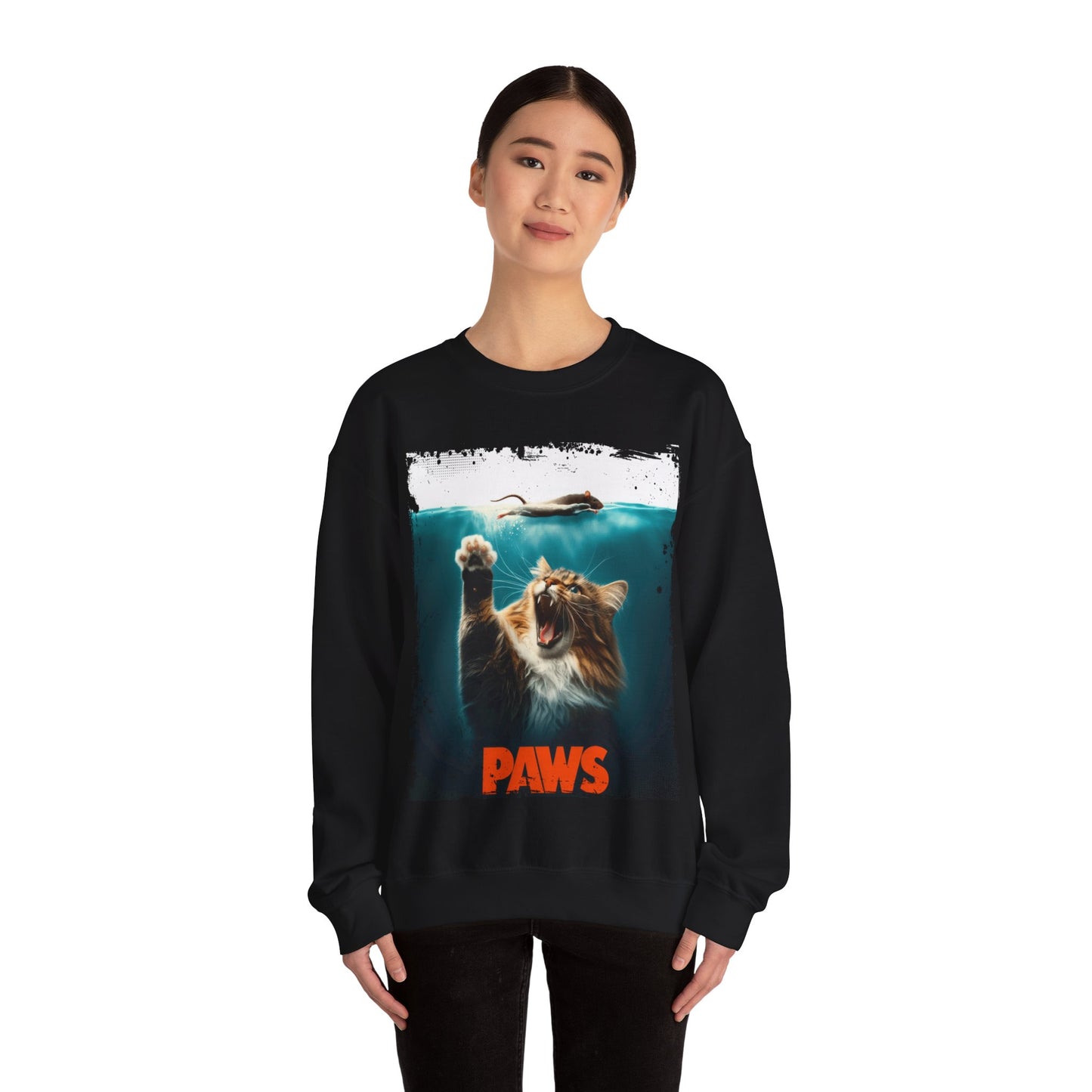Paws, Cat Mom, Cat Dad, Trendy Sweater, Cat Lovers, Quirky Gift, Fur Parents, Funny Cat, College Sweatshirt, Feline Lovers, Casual Outfit