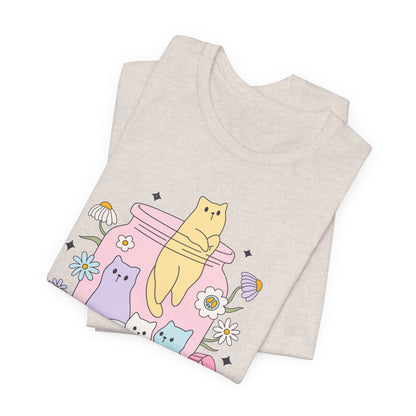 Mental Health Cats TShirt, My Happy Cat Pills, Cute Cat Lover Tee, Mental Health Awareness Shirt, Positive Vibes, Quirky, Self Care Clothing