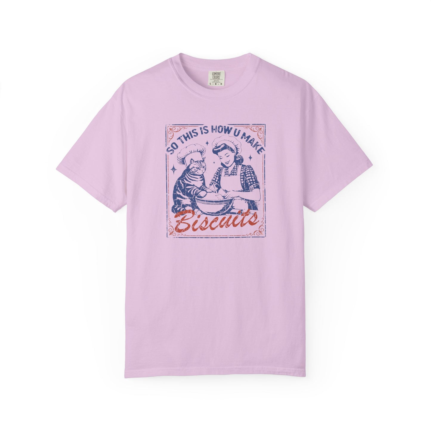 Retro Baking Cat Shirt | Vintage Kitchen Humor, Cat Kneading Tee