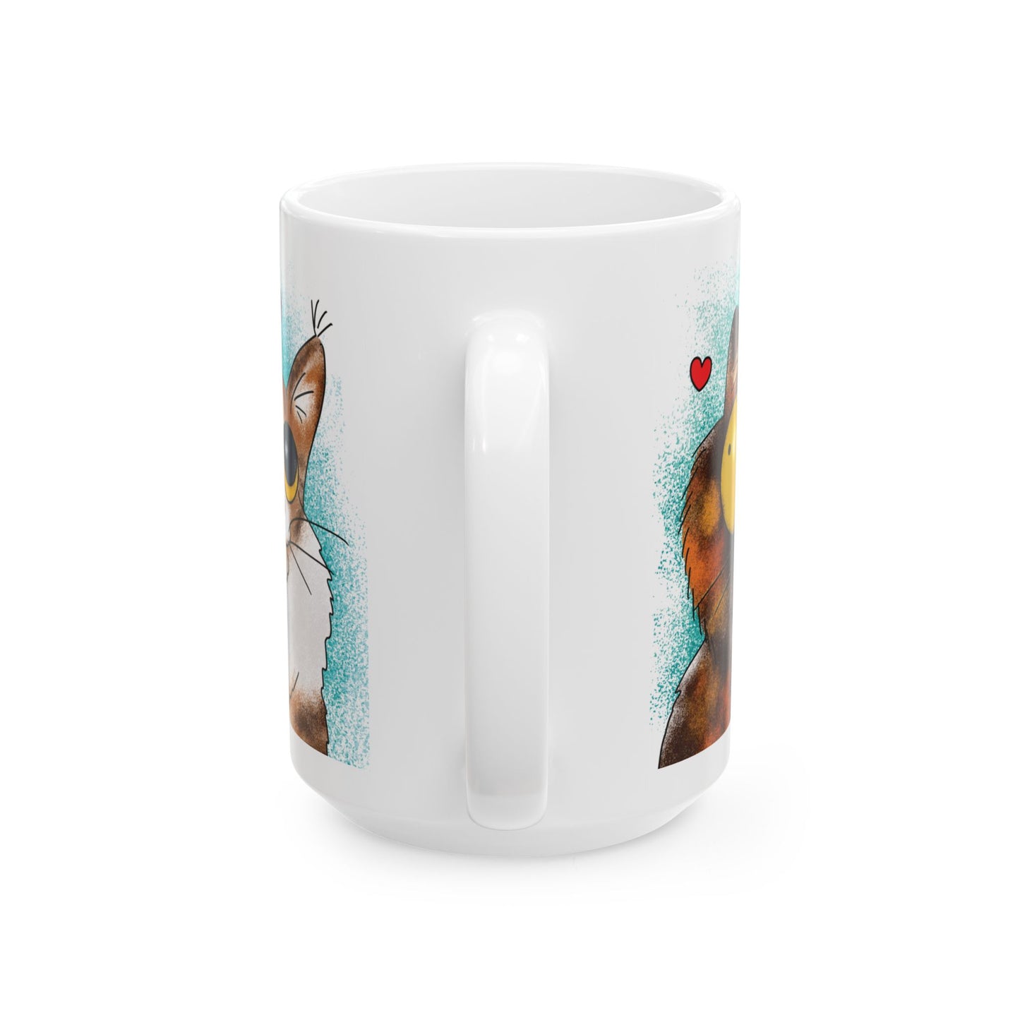 Hug Your Meow Ceramic Mug, Cat Lovers Gift, Coffee Cup, Funny Tea Cup, Pet Owner Present, Colleagues and Friends Gift, Cat Dad, Mom