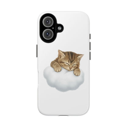 Kitten on Clouds Tough Phone Case | Shockproof Protective Phone Case