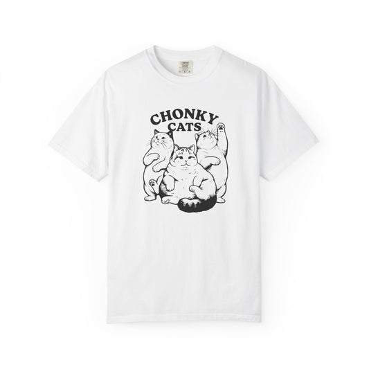 Chonky Cats Shirt, Funny Fat Cat Tee, British Shorthair Gift, Cat Mom Top