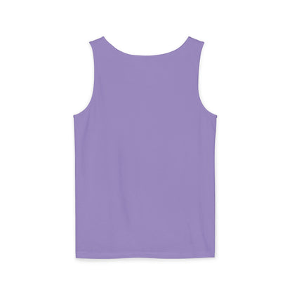 Meowentines Day Floral Cat Silhouette Valentine Tank Top | Pink Flower Kitty
