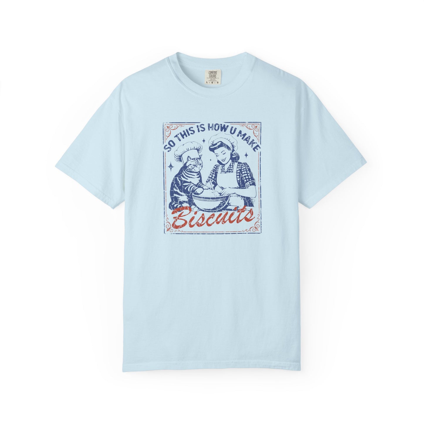 Retro Baking Cat Shirt | Vintage Kitchen Humor, Cat Kneading Tee