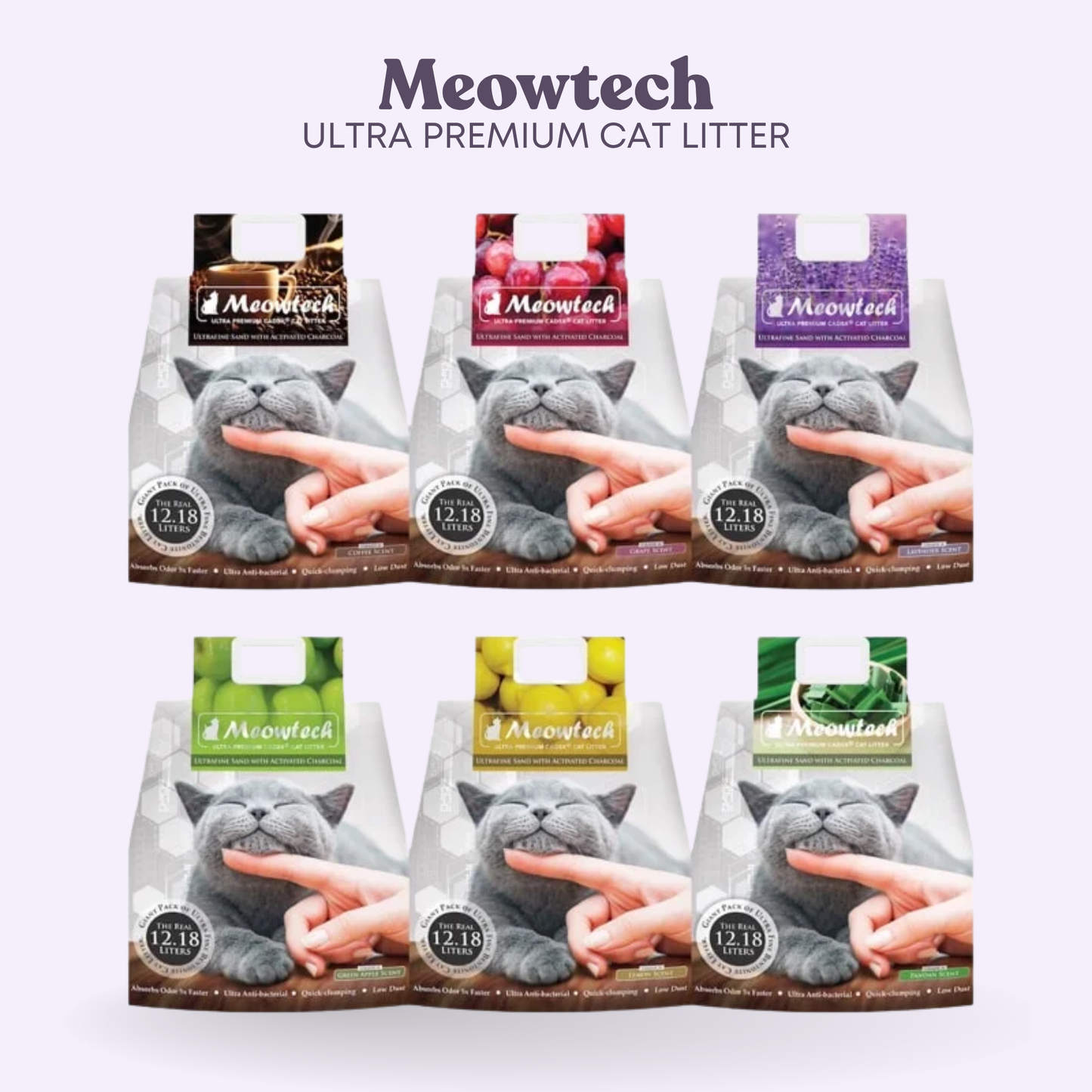 Meowtech Ultra Premium Cat Litter Sand